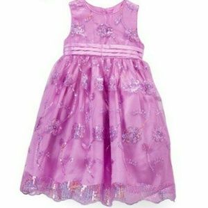 Size 5 Rapunzel inspired purple sequin dress NWT